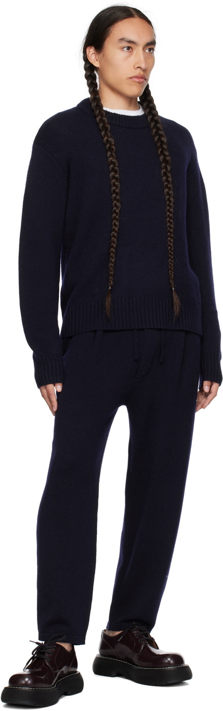 LISA YANG Navy Casper Trousers