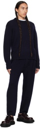 LISA YANG Navy Casper Trousers