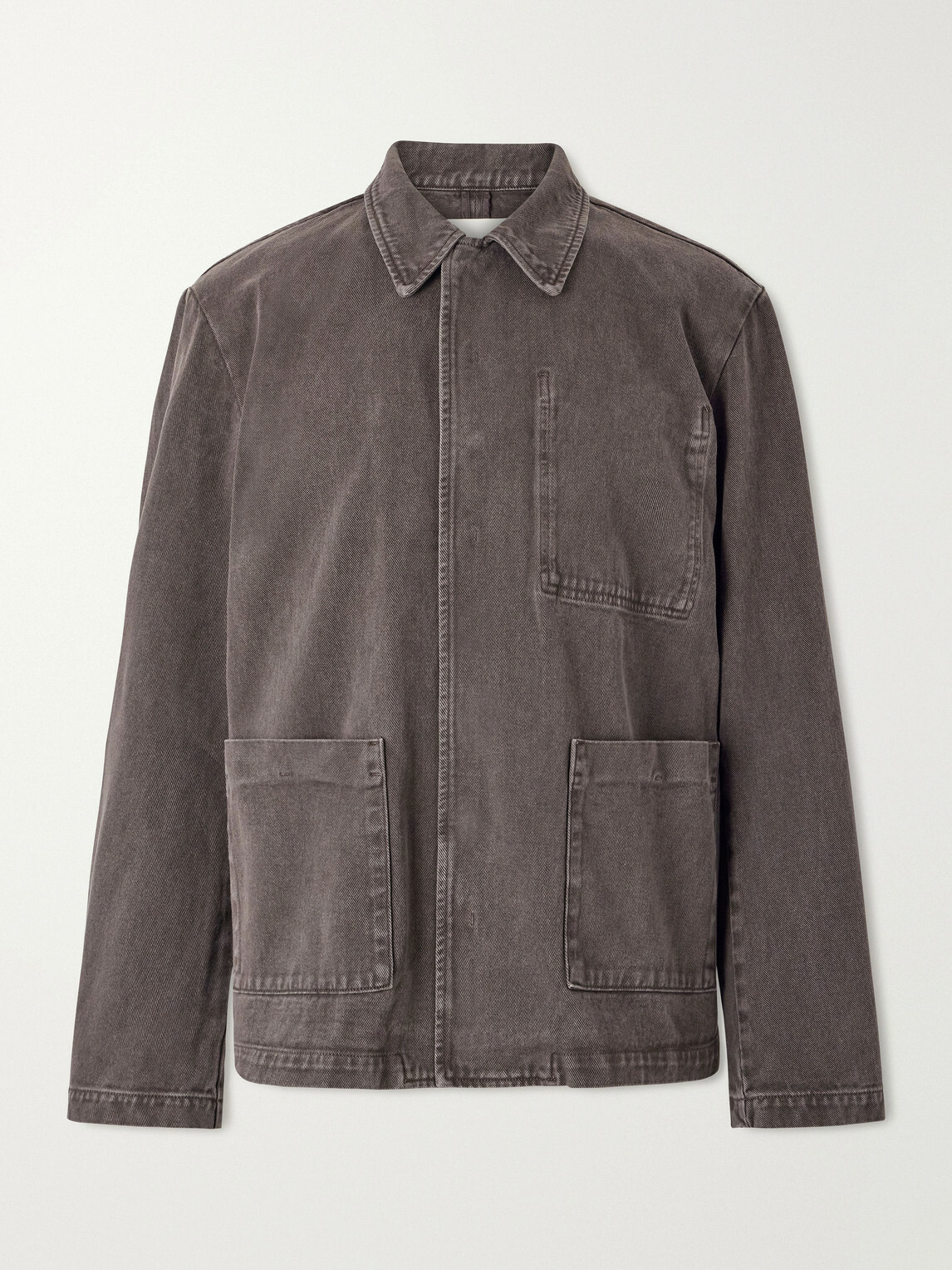 Amomento - Garment-Dyed Denim Jacket - Brown