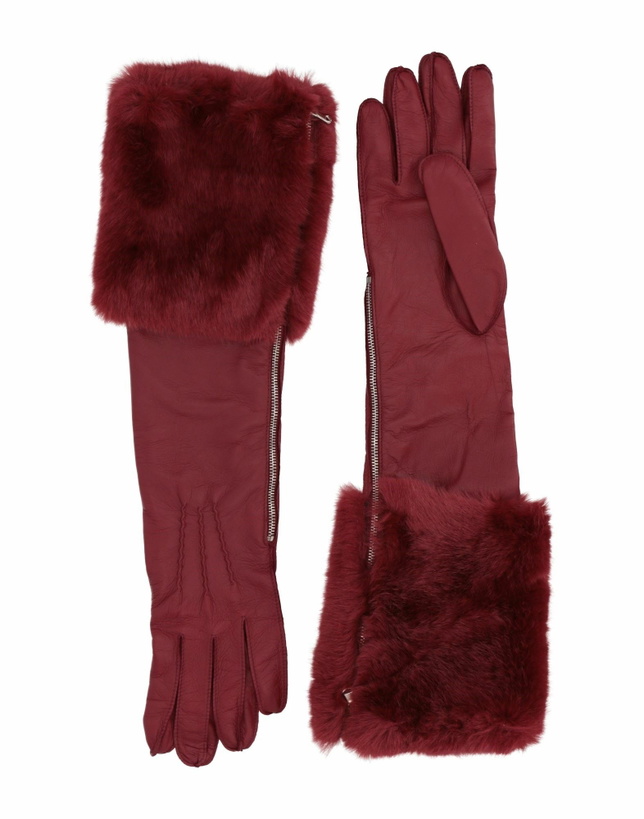 Photo: Alberta Ferretti Womens Gloves Brick