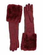 Alberta Ferretti Womens Gloves Brick