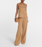 Max Mara Pistoia sequined georgette top