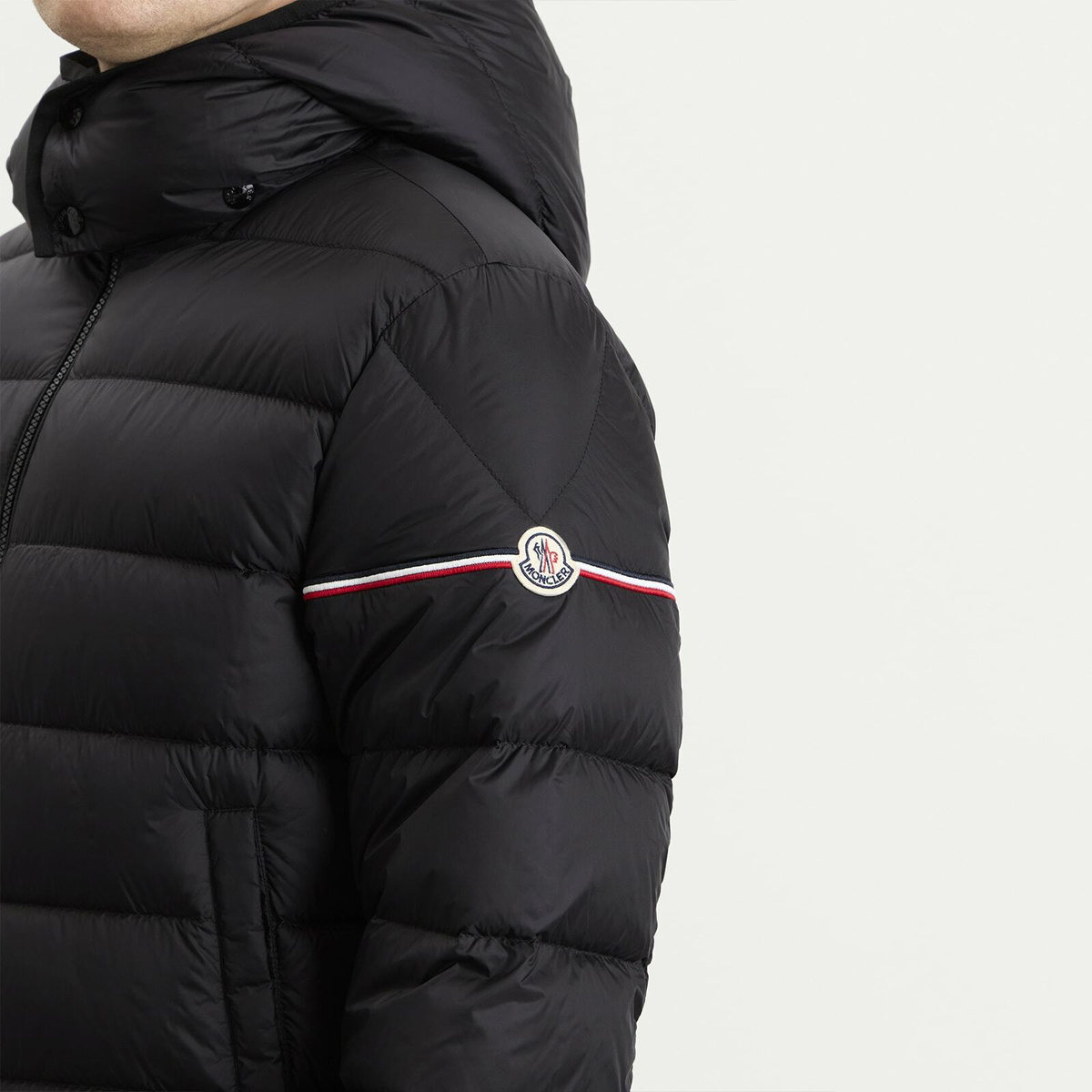 Moncler Men's Ravenlock Light Nylon Jacket in Black
