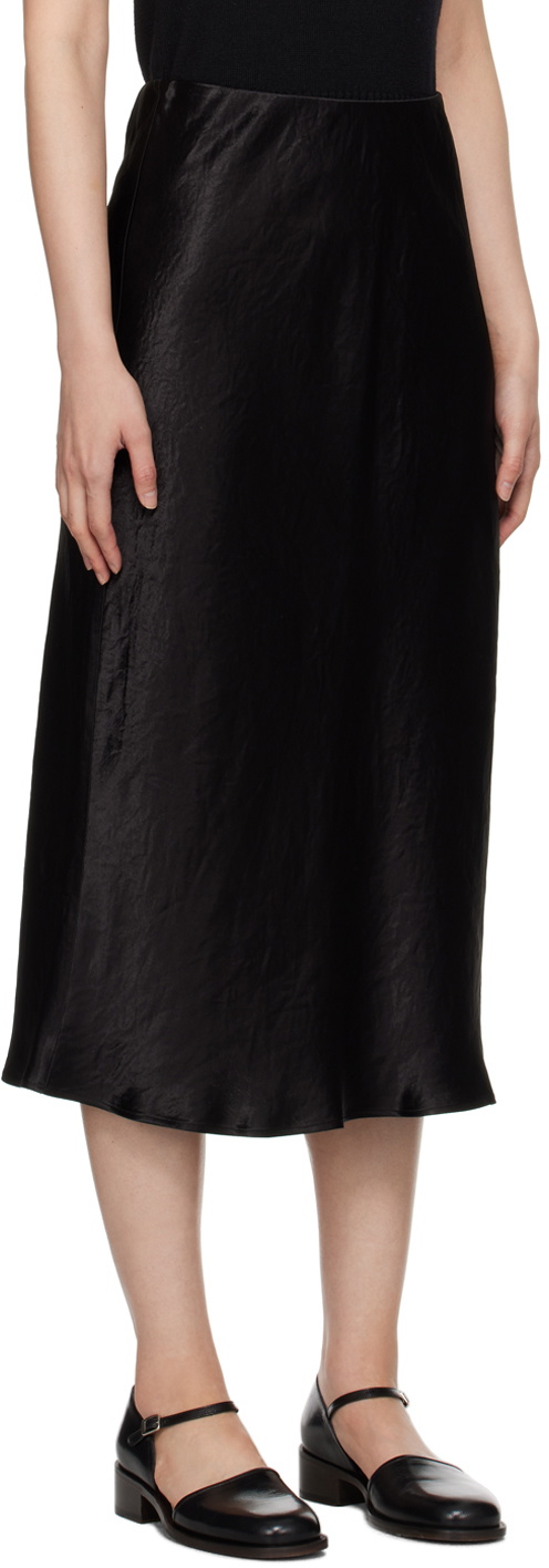 Max Mara Leisure Black Alessio Midi Skirt