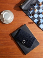 Smythson - Panama Mara Croc-Effect Leather Diary
