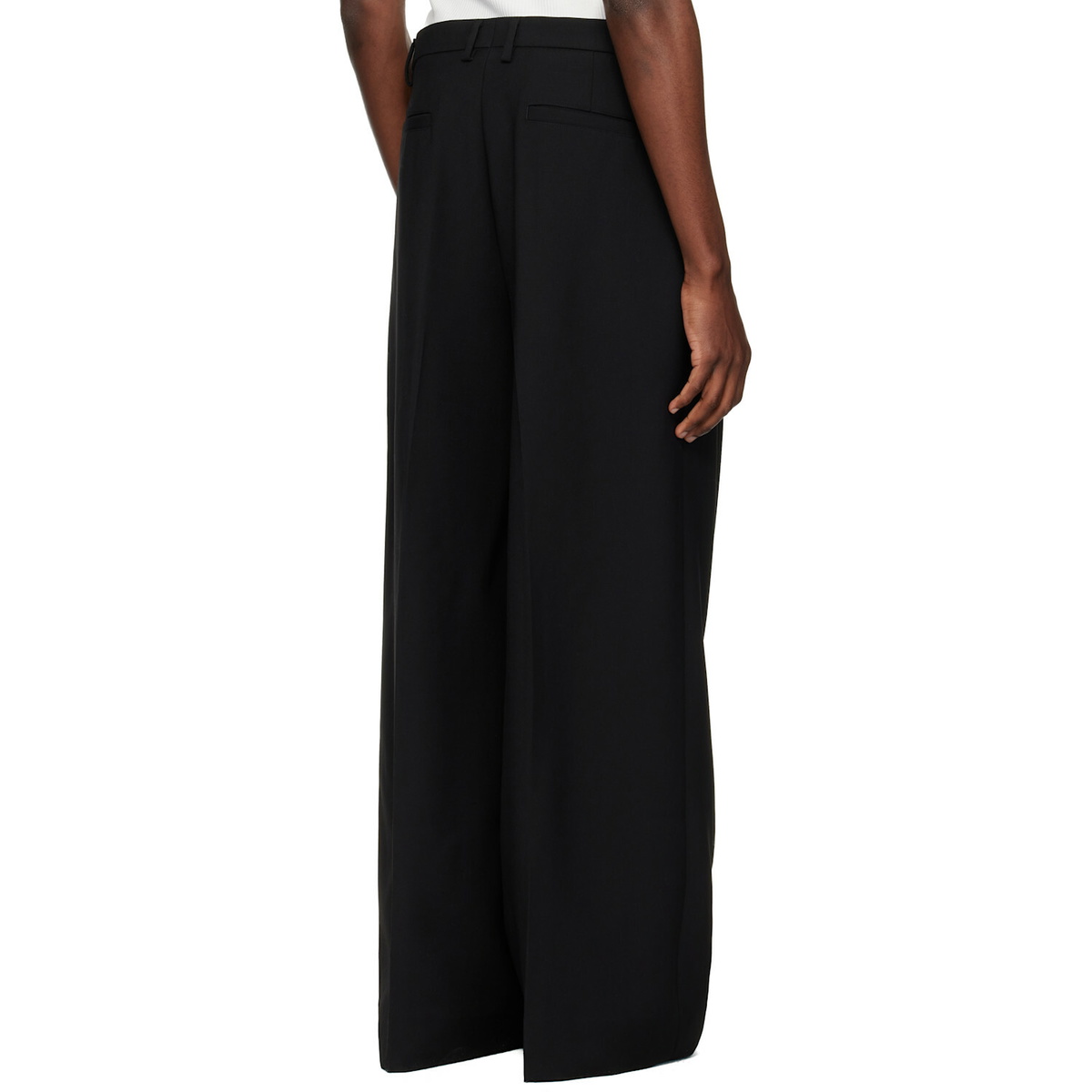 Entire Studios Black Gill Trousers