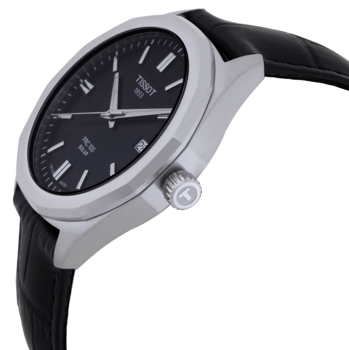Tissot PRC Quartz Solar Black Dial Mens Watch T151.422.16.051.00