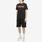 Alexander McQueen Men's Graffiti Logo T-Shirt in Black/Red