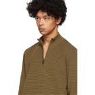 Boss Brown Pro Half-Zip Sweater