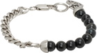 SOSHIOTSUKI Black & Silver Half Juzu Bracelet
