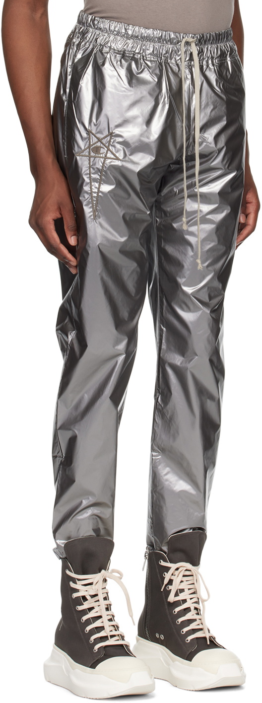 Rick Owens Silver Champion Edition Sweatpants Rick Owens