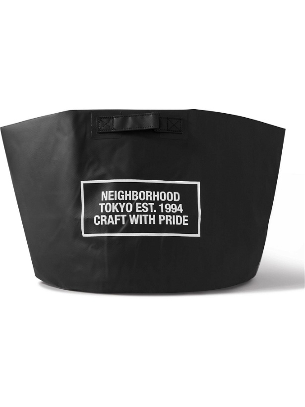 Photo: Neighborhood - Logo-Print Tarp Tote Bag