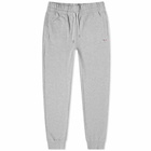 Maison Kitsuné Men's Tricolour Fox Patch Sweat Pant in Grey Melange