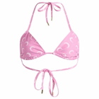 Marine Serre Women's Moon Printed Bikini Set in Pink