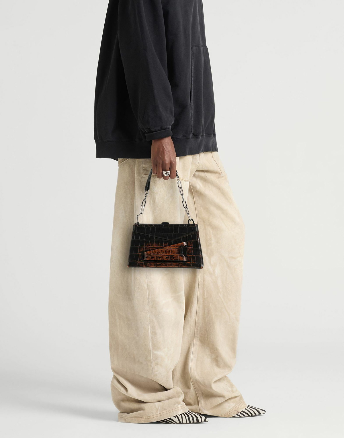 Maison Margiela Womens Handbag Dark in Brown