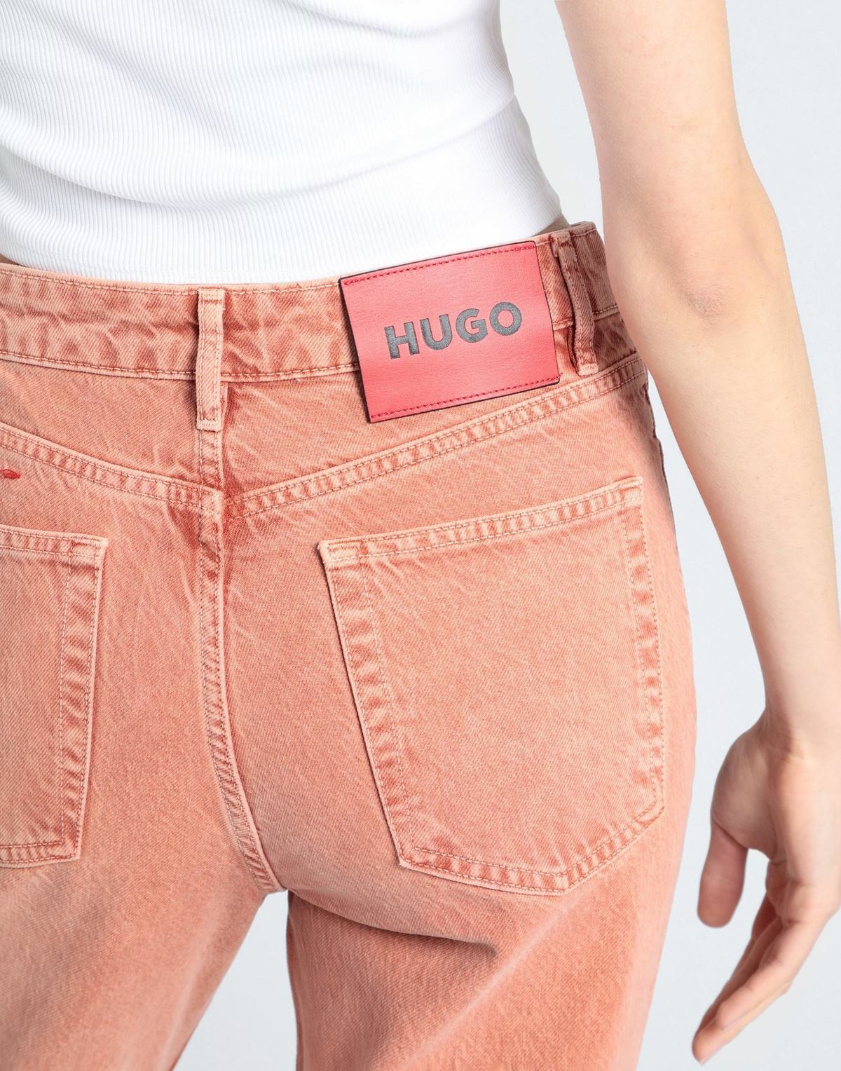 Hugo Womens Jeans Rust