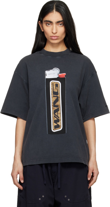 Photo: Alexander Wang Black Oversized Graphic T-shirt