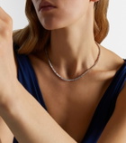 Suzanne Kalan Mini 18kt white gold (750/1000) necklace with diamonds
