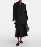 Junya Watanabe Pleated wool blazer dress