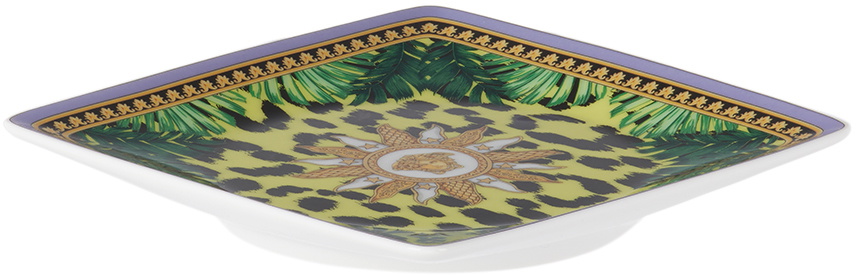 Versace Green Rosenthal Jungle Animalier Tray