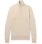 Loro Piana - Roadster Striped Cashmere Half-Zip Sweater - Men - Sand