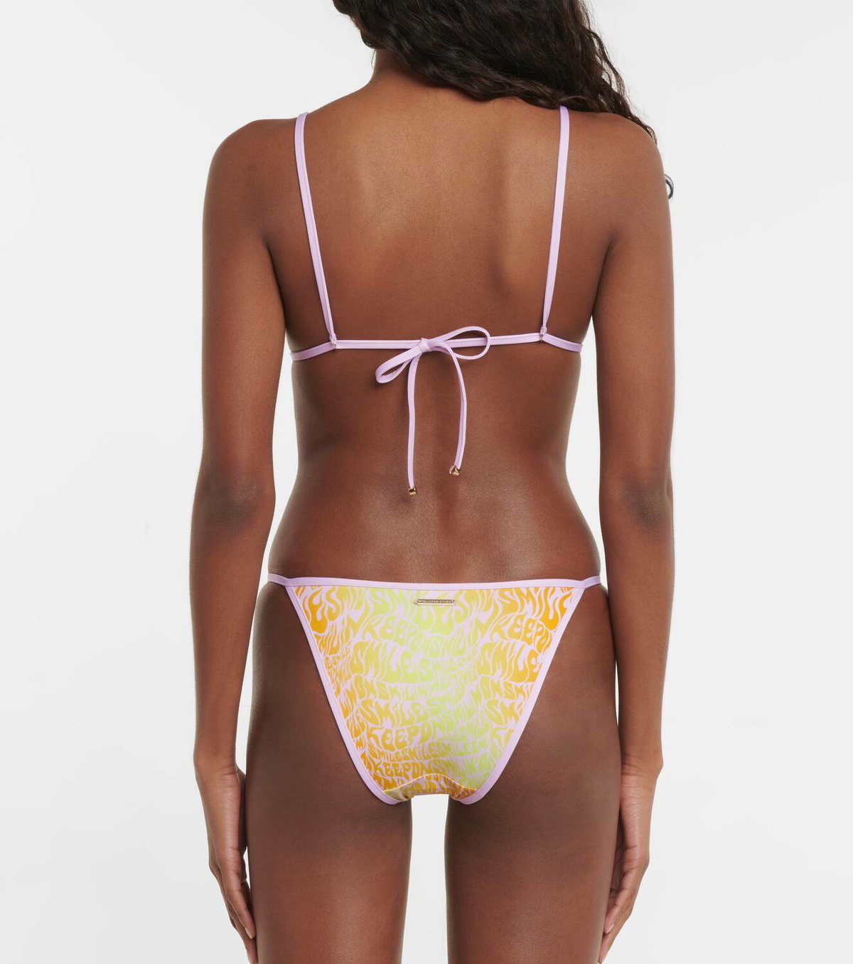 Stella McCartney Printed triangle bikini top