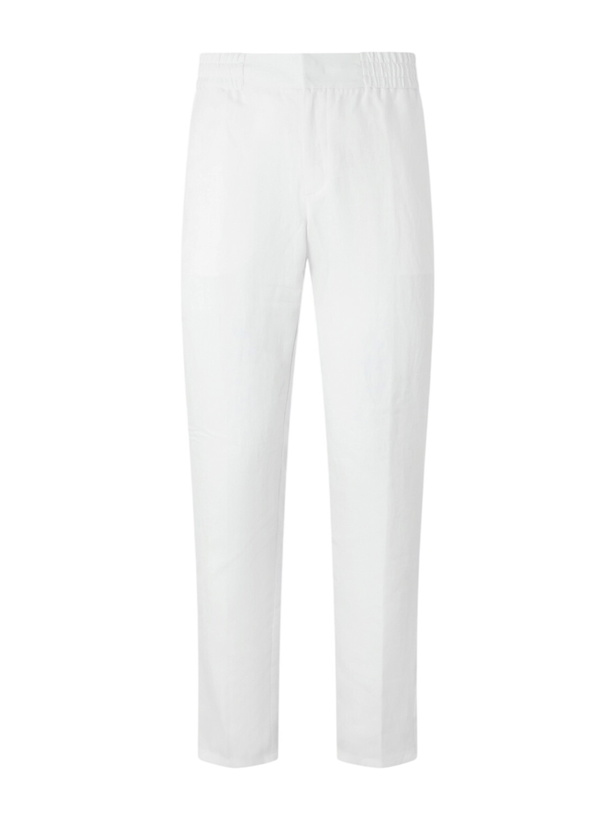 Photo: Orlebar Brown - Cornell Straight-Leg Linen Trousers - Neutrals