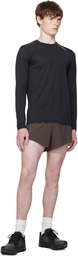 Soar Running Black Long Sleeve Tech T-shirt