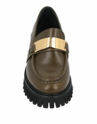 Maje Womens Loafers Khaki
