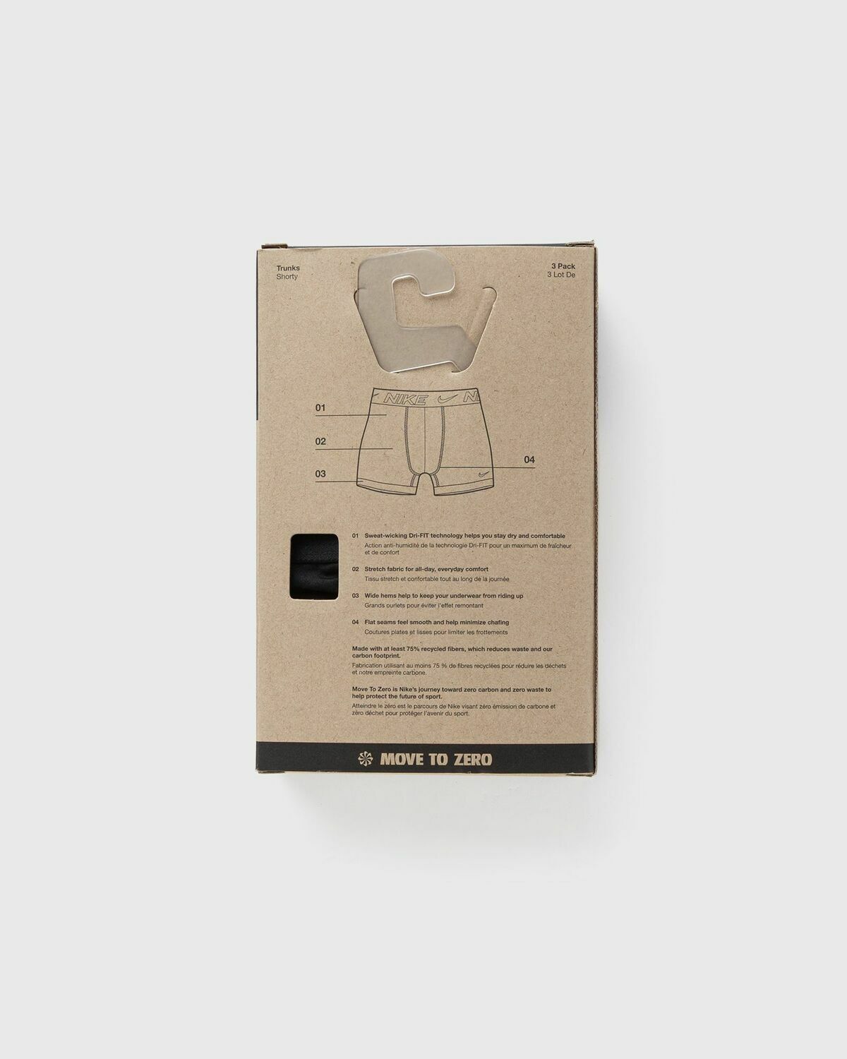 Nike ESSENTIAL MICRO TRUNK 3PK Black Mens Boxers & Brief