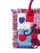 MC2 Saint Barth Colette Handbag With Crochet Heart Patches