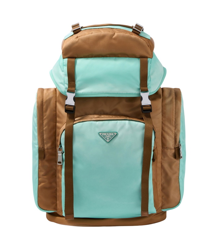 Photo: Prada Large Re-Nylon and Saffiano leather backpack