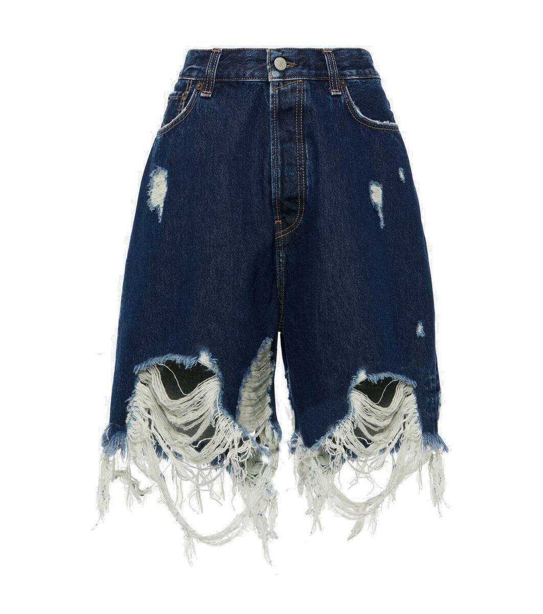 Acne Studios Distressed denim shorts Acne Studios
