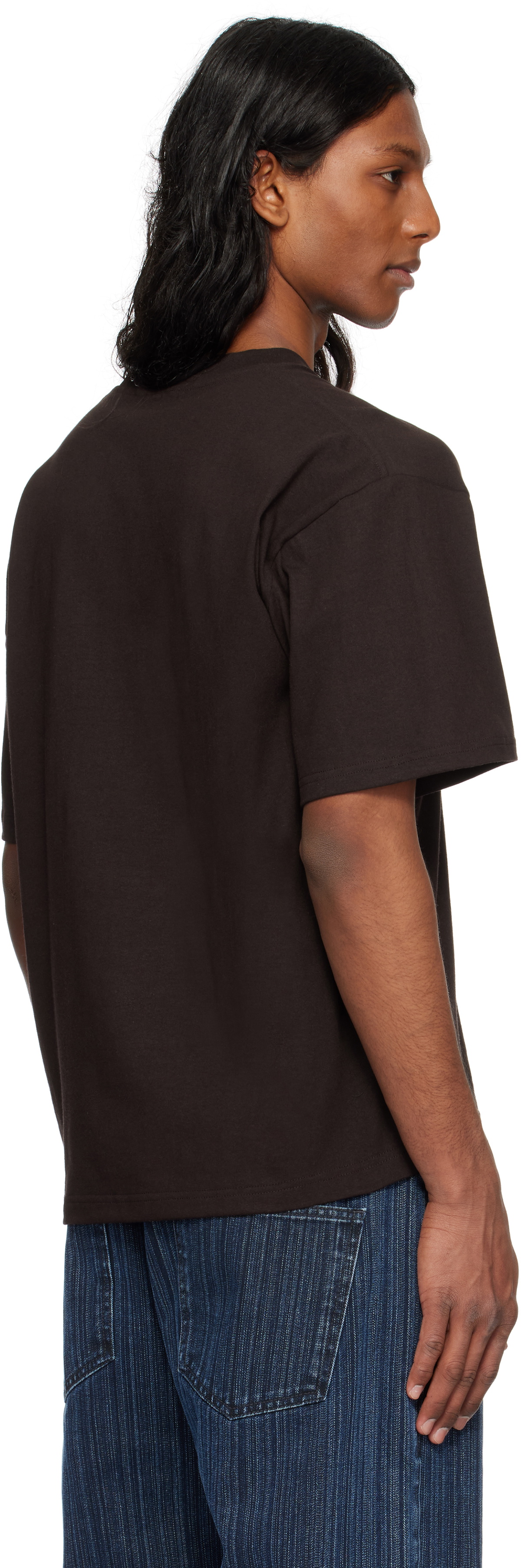 Small Talk Studio Brown 'Customs & More' Misprint S/S T-shirt