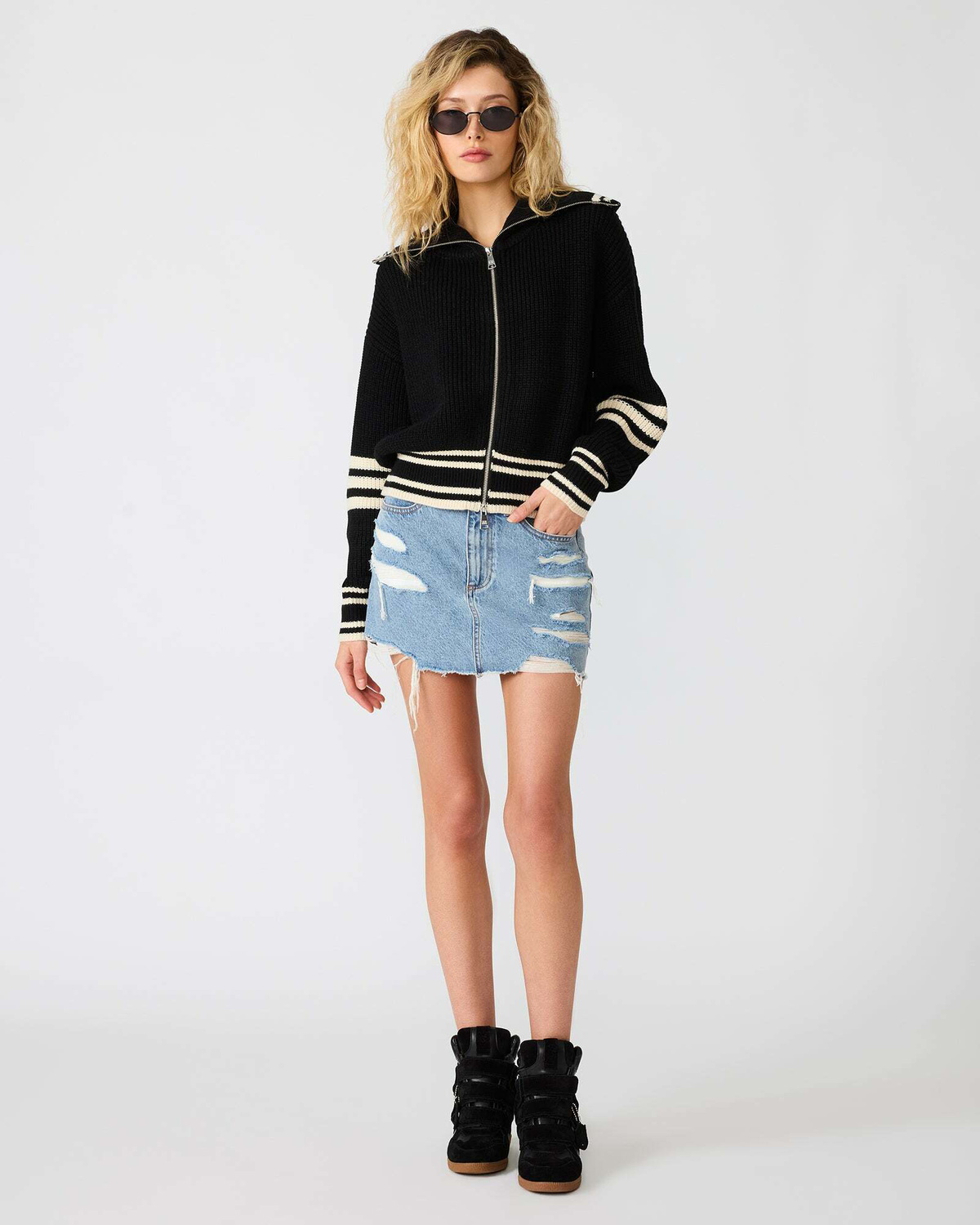 Steve Madden Dara Sweater in Black