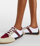 Givenchy Slim suede-trimmed sneakers