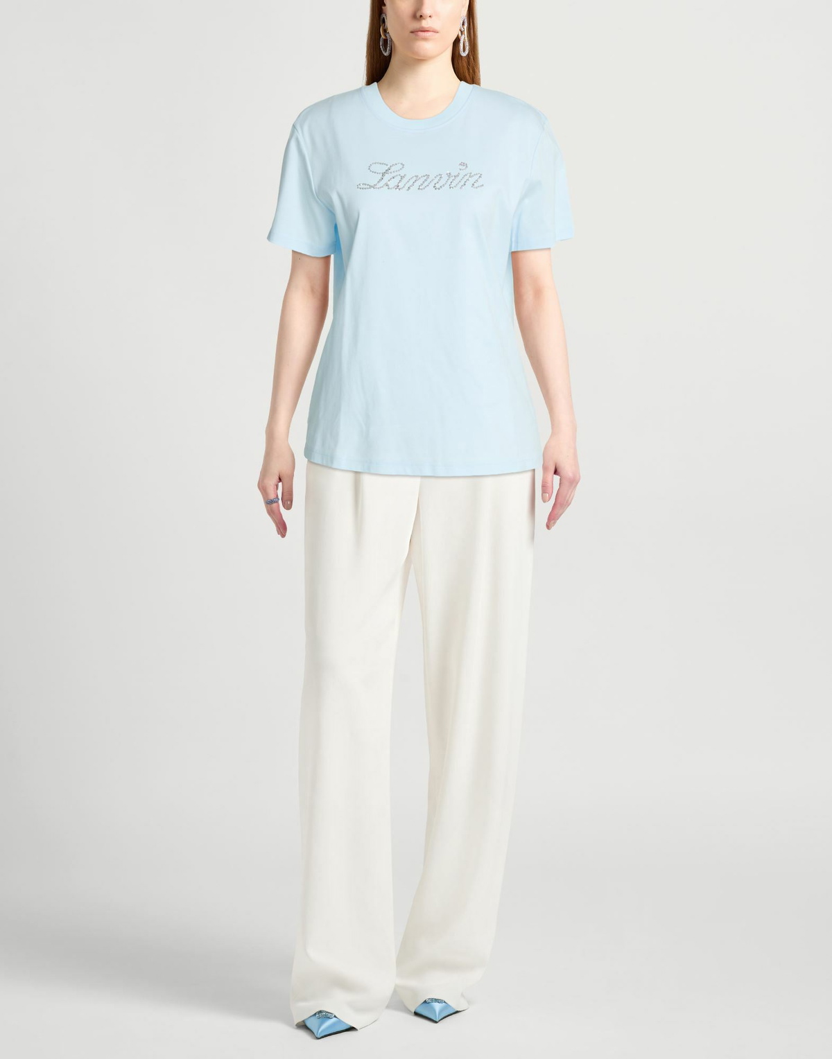 Lanvin Womens T-shirt Light in Blue