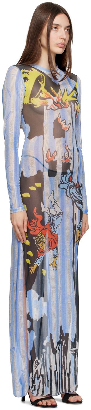 Feben Multicolor Tower Maxi Dress