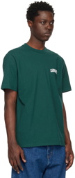 Carhartt Work In Progress Green University Script T-Shirt