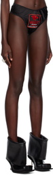 Liza Keane SSENSE Exclusive Black Beast Briefs