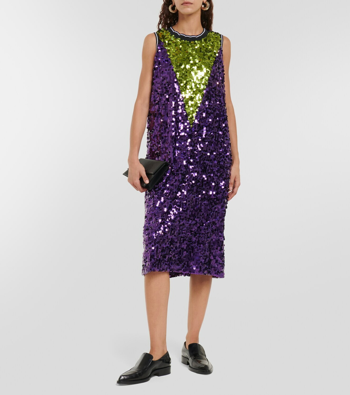 Plan C Sequined midi dress Plan C