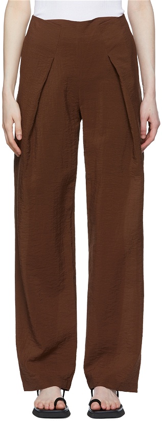 Photo: LE17SEPTEMBRE Brown Rayon Trousers
