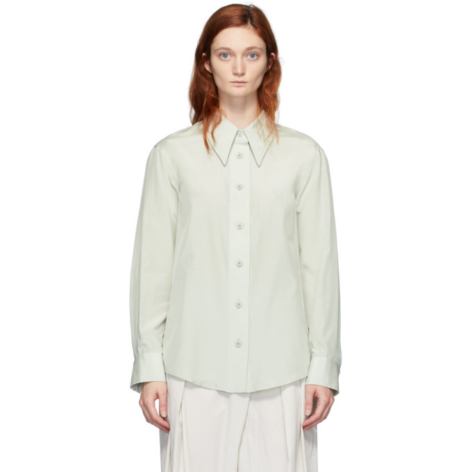 Low Classic Green Silk Shirt Low Classic