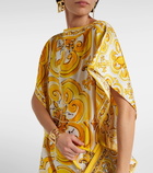 Dolce&Gabbana Majolica silk kaftan