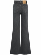 AMI PARIS High Rise Wide Cotton Jeans