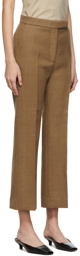 TOTEME Brown Kick Trousers