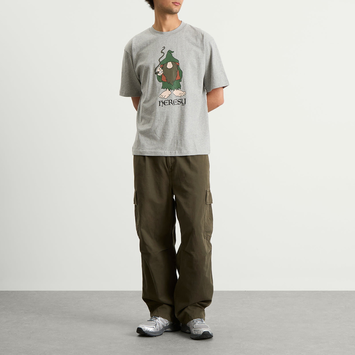 Heresy Men's Wizard T-Shirt in Marl