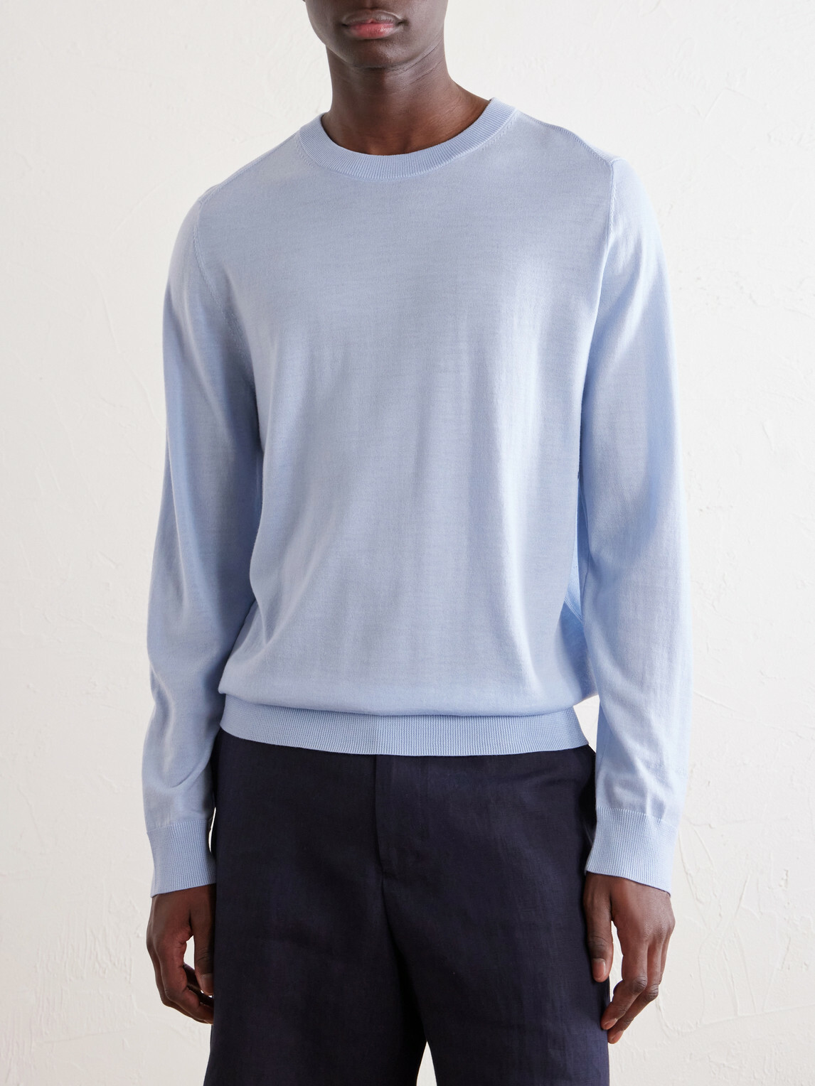 Paul Smith - Merino Wool Sweater - Blue