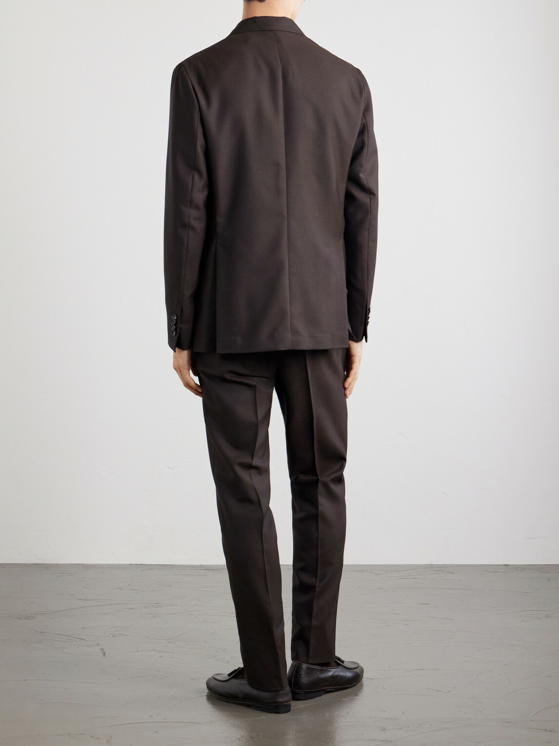De Petrillo - Posillipo Virgin Wool-Twill Suit Jacket - Brown