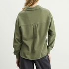 Closed Women's Rugby Shirt in Army Green